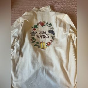 Disney Grow Happiness canvas button up